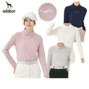 High neck shirt for women adabat adabat 2025 autumn/winter new golf wear