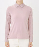 High neck shirt for women adabat adabat 2025 autumn/winter new golf wear