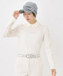 High neck shirt for women adabat adabat 2025 autumn/winter new golf wear