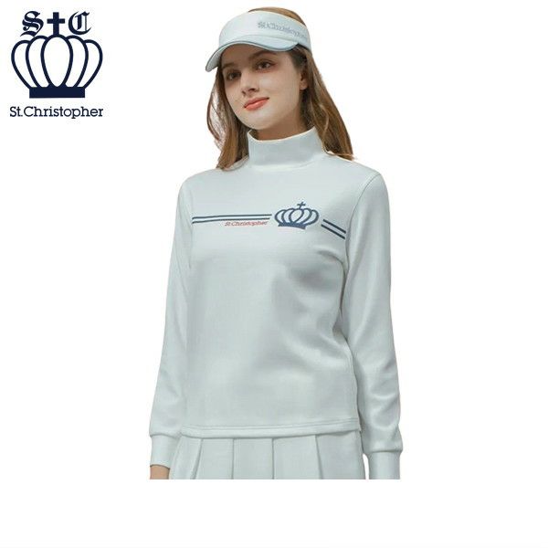 【送料無料】ハイネックシャツ レディース セントクリストファー St.Christopher 2025 秋冬 新作 ゴルフウェア tl49201 ハイネックシャツ レディース セントクリストファー St.Christopher