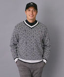 セーター メンズ アダバット adabat 2025 秋冬 新作 ゴルフウェア