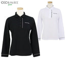 ポロシャツ レディース CECIL McBEE green セシルマクビー グリーン 2025 秋冬 新作 ゴルフウェア