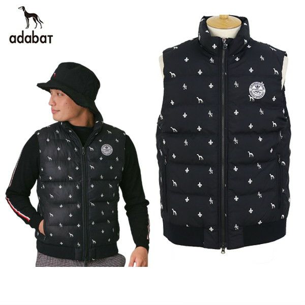 ベスト メンズ アダバット adabat 2025 秋冬 新作 ゴルフウェア