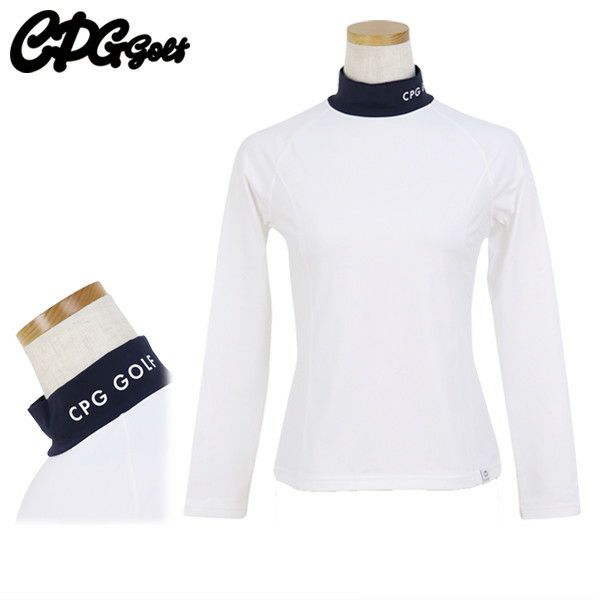 CPG GOLF 長袖ハイネックシャツ ホワイト サイズ：L CPG GOLF シーピー
