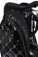 Caddy Bag Men's Women's CASTELBAJAC SPORT BLACK Line 2025 Fall/Winter New Golf