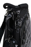 Caddy Bag Men's Women's CASTELBAJAC SPORT BLACK Line 2025 Fall/Winter New Golf