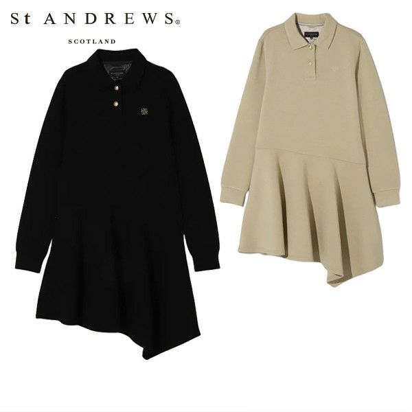 【大感謝祭P10倍】【送料無料】ワンピース レディース セントアンドリュース St ANDREWS 2025 秋冬 新作  ゴルフウェア 043-5224002 ワンピース レディース セントアンドリュース St ANDREWS 2025 秋冬