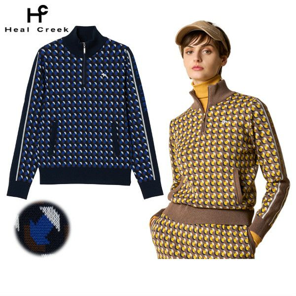 【送料無料】セーター レディース ヒールクリーク Heal Creek 2025 秋冬 新作 ゴルフウェア 002-14010 セーター レディース ヒールクリーク Heal Creek 2025 秋冬 新作