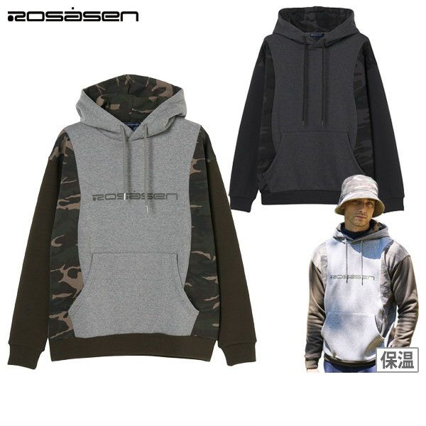 【送料無料】パーカー メンズ ロサーセン ROSASEN 2025 秋冬 新作 ゴルフウェア 044-34011 パーカー メンズ ロサーセン ROSASEN 2025 秋冬 新作 ゴルフウェア