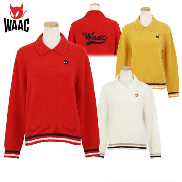 【大感謝祭P10倍】【送料無料】セーター レディース ワック WAAC 日本正規品 2025 秋冬 新作 ゴルフウェア 072254780 セーター レディース ワック WAAC 日本正規品 2025 秋冬 新作 ゴルフウェア