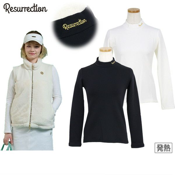 【送料無料】ハイネックシャツ レディース レザレクション Resurrection 2025 秋冬 新作 ゴルフウェア be34in06-w ハイネックシャツ レディース レザレクション Resurrection 2025 秋冬