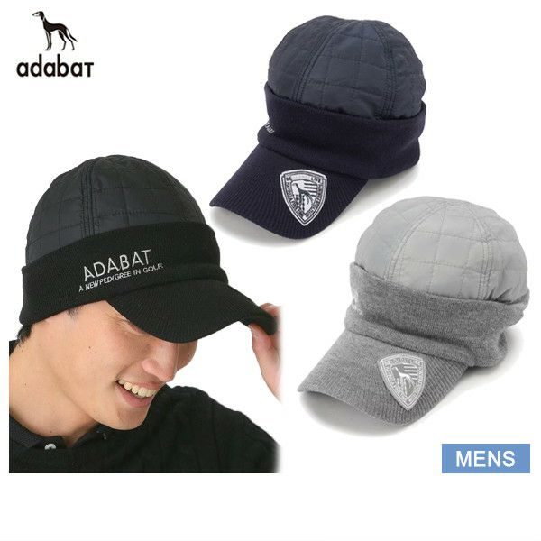 【タイムセール 12/23 13:00迄】中綿キャップ メンズ アダバット adabat 2025 秋冬 新作 ゴルフ 098-04150 OFF 中綿キャップ メンズ アダバット adabat 2025 秋冬 新作 ゴルフ