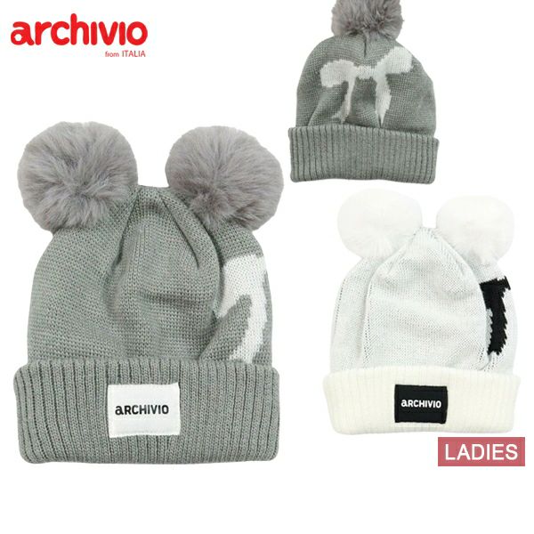 ニット帽 レディース アルチビオ archivio 2025 秋冬 新作 ゴルフ