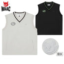 Vest  Men's WAAC Japanese Genuine Product 2025 Autumn/Winter New Golf Wear