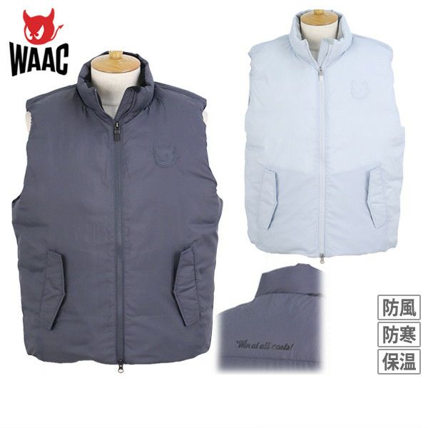 【大感謝祭P10倍】【送料無料】ベスト メンズ ワック WAAC 日本正規品 2025 秋冬 新作 ゴルフウェア 072254240 ベスト メンズ ワック WAAC 日本正規品 2025 秋冬 新作 ゴルフウェア