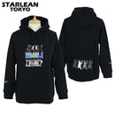 パーカー スターリアン東京 STARLEAN TOKYO メンズ フード付き トレーナー スウェット素材 迷彩柄 ベビープリント3Dサングラスデザイン バックロゴプリント