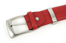 Leather Belt Harrilled Halyruid