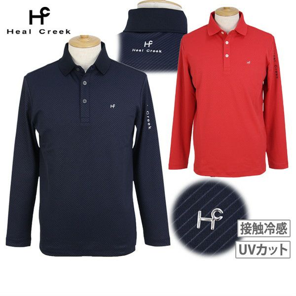 Polo Shirt Heal Creek HEAL CREEK 2023 Fall / Winter New Golf Wear