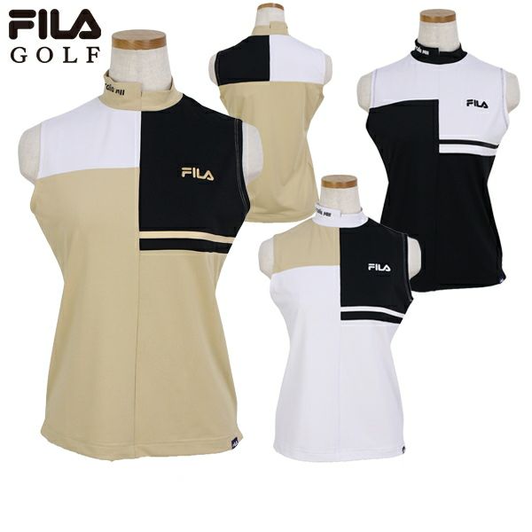 High Neck Shirt Ladies Filafilagolf FILA GOLF 2024 Spring / Summer New