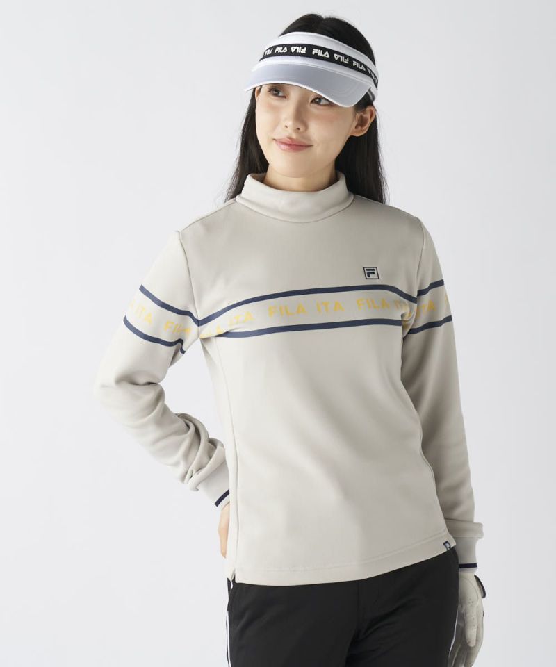 여성을위한 하이 넥 셔츠 필라 필라 골프 필라 골프 2025 가을/겨울 새 골프 착용