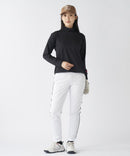 高领衬衫女士菲拉菲拉高尔夫FILA GOLF 2025秋冬新款高尔夫运动服