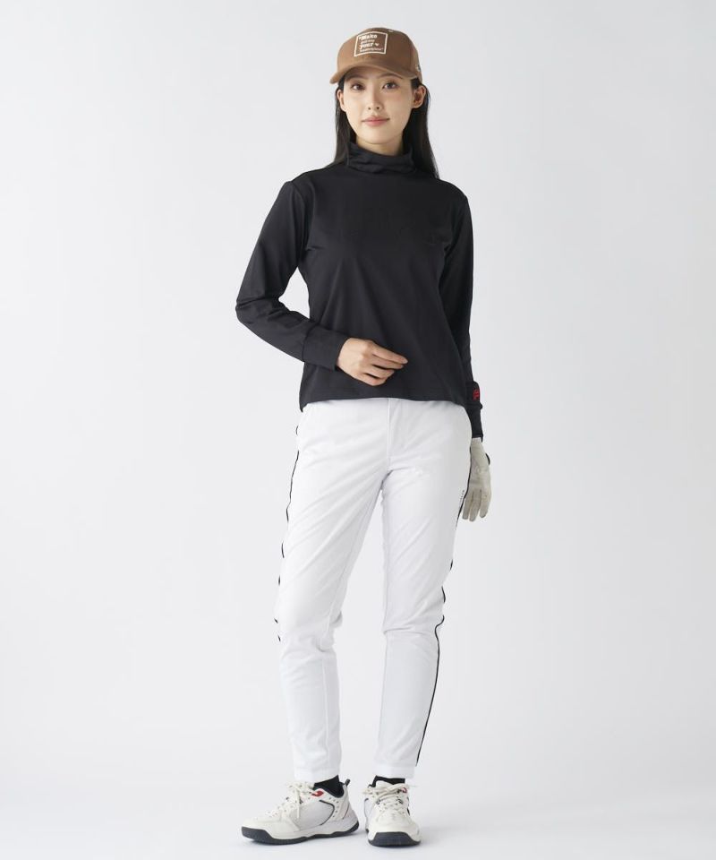 高领衬衫女士菲拉菲拉高尔夫FILA GOLF 2025秋冬新款高尔夫运动服