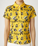 여성을위한 짧은팔 폴로 셔츠 시끄러운 골프 시드 머스 골프 일본 제품 일본어 표준 2025 가을/겨울 뉴 골프 착용