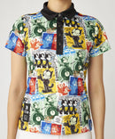 여성을위한 짧은팔 폴로 셔츠 시끄러운 골프 시드 머스 골프 일본 제품 일본어 표준 2025 가을/겨울 뉴 골프 착용