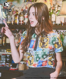 여성을위한 짧은팔 폴로 셔츠 시끄러운 골프 시드 머스 골프 일본 제품 일본어 표준 2025 가을/겨울 뉴 골프 착용