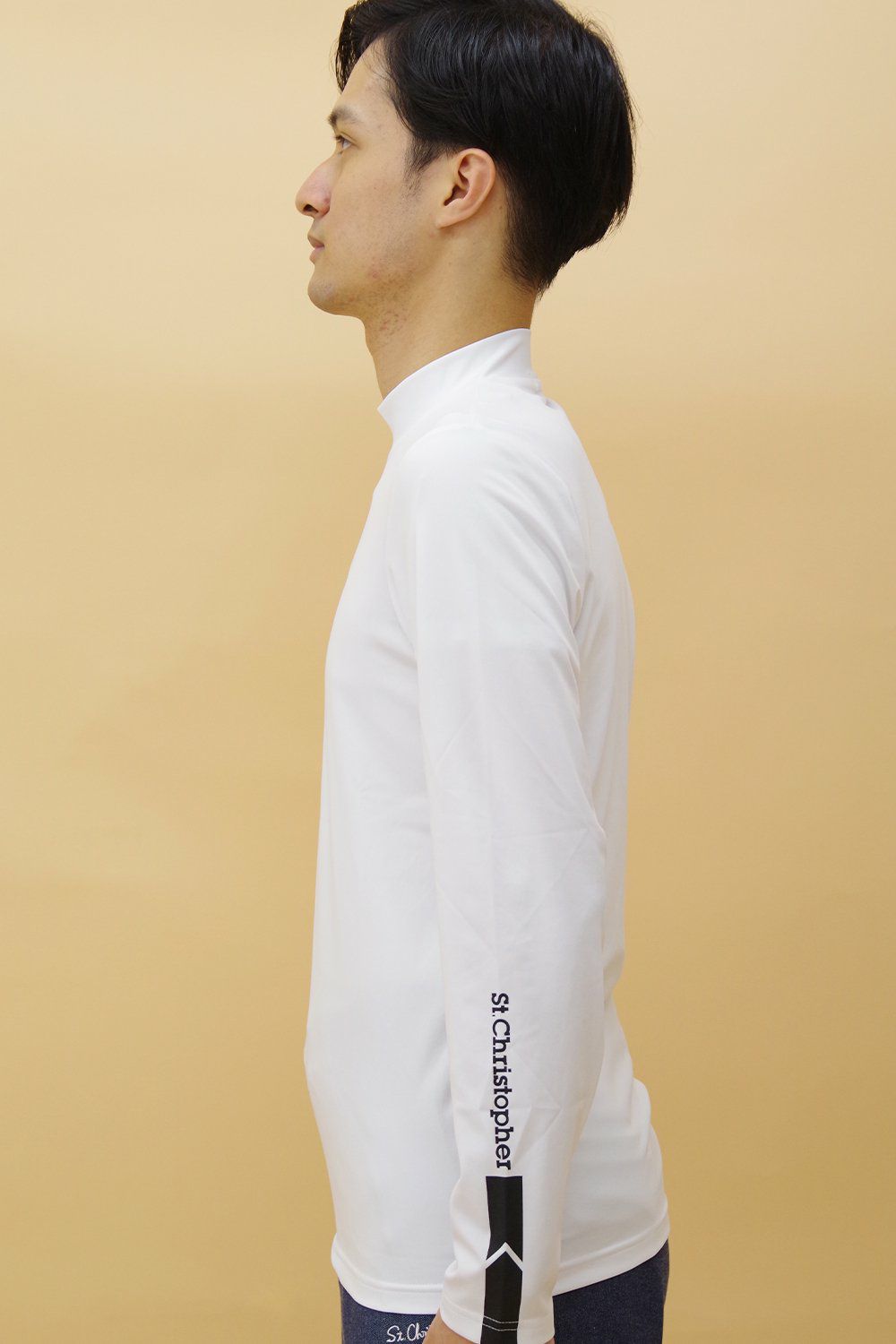 ハイネックシャツ メンズ セントクリストファー St.Christopher ゴルフ