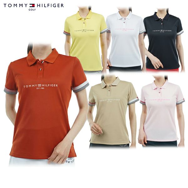 Poro Shirt Ladies Tommy Hilfiger Golf TOMMY HILFIGER GOLF Japan Genuine Golf Wear