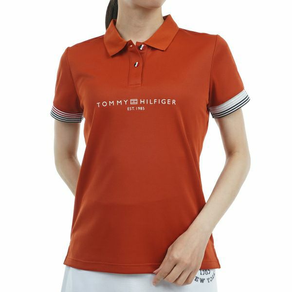 Poro Shirt Ladies Tommy Hilfiger Golf TOMMY HILFIGER GOLF Japan Genuine Golf Wear