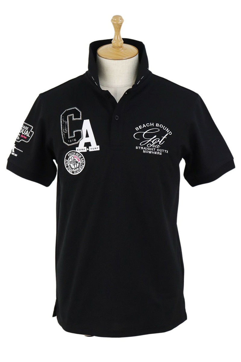Poro衬衫男士Gatcha Gatcha Gatcha高尔夫高尔夫高尔夫2024春季 /夏季新高尔夫服装
