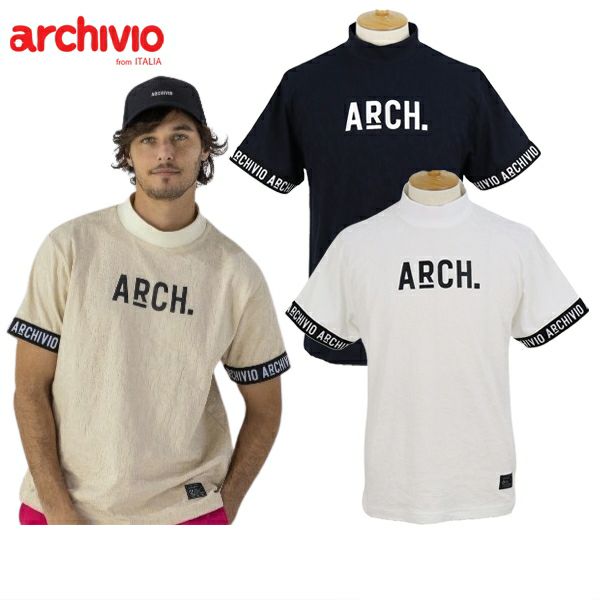 高脖子襯衫男士Alchivio Archivio 2024春季 /夏季新高爾夫服裝