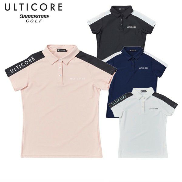马球衬衫女士Ulticore Bridgestone高尔夫Ulticore Bridgestone高尔夫2024春季 /夏季新高尔夫服装