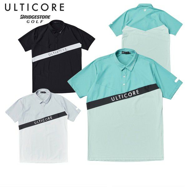 Poro襯衫男士Ulticore Bridgestone高爾夫Ulticore Bridgestone高爾夫2024春季 /夏季新高爾夫服裝