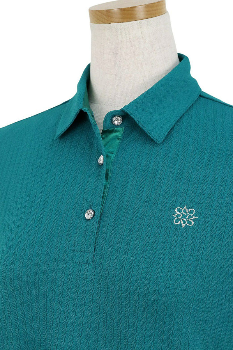 짧은 -Sleeved Polo Shirt Ladies Send and Ruis St Andrews 2024 Spring / Summer New Golf Wear