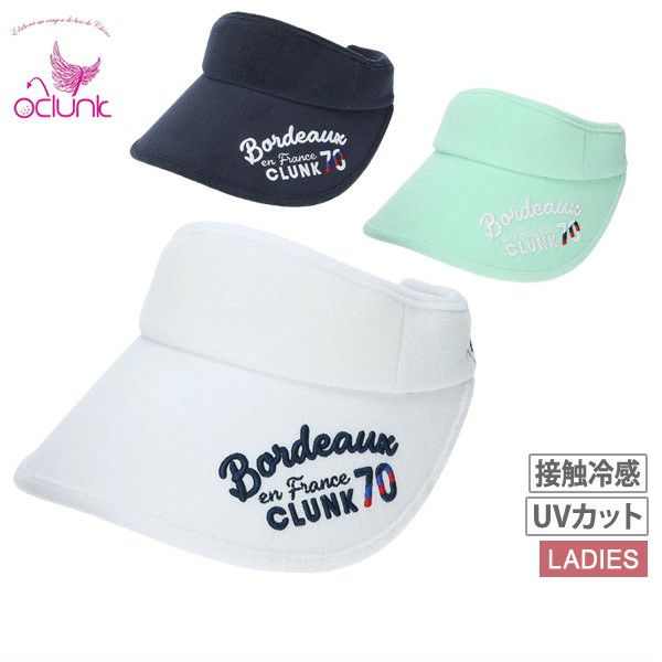 Sun Visor Ladies Crank CLUNK Japan Genuine 2024 Spring / Summer New Golf