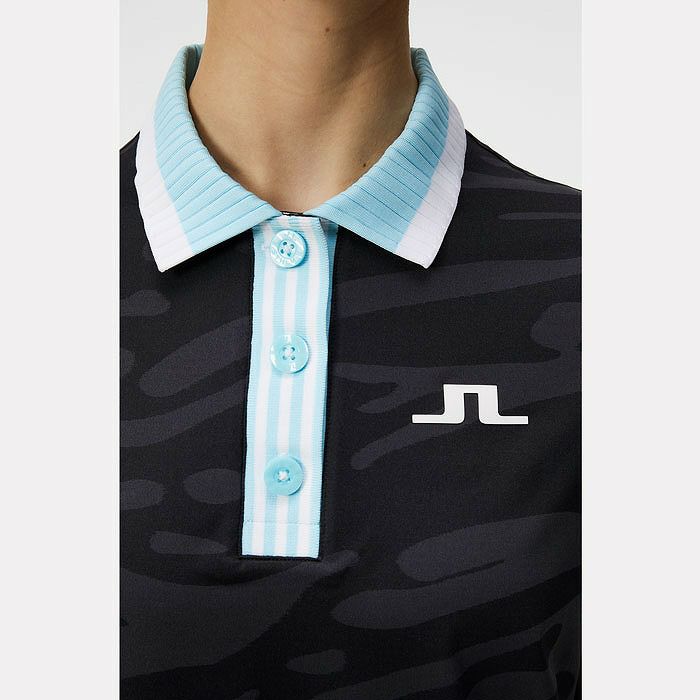 Poro Shirt Ladies J Lindberg J.LINDEBERG Japan Genuine 2024 Spring / Summer New Golf wear