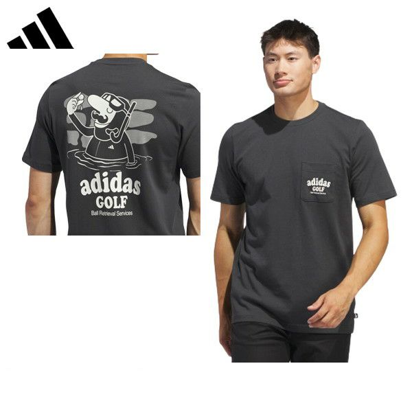 T -shirt Men's Adidas Adidas Golf Adidas Golf Japan Genuine 2024 Spring / Summer New Golf wear