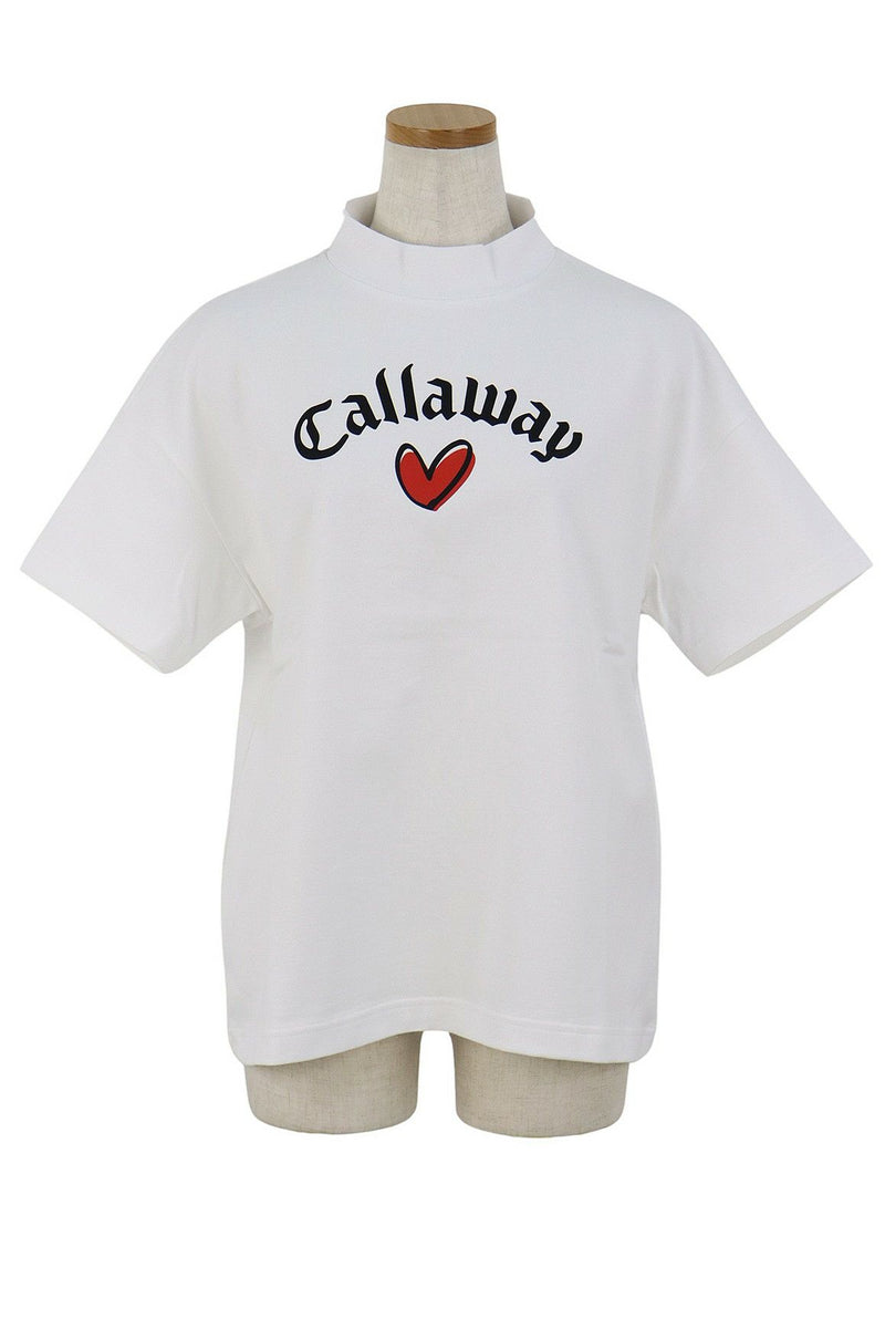 高脖子襯衫女士Callaway服裝Callaway高爾夫Callaway服裝2024春季 /夏季新高爾夫服裝