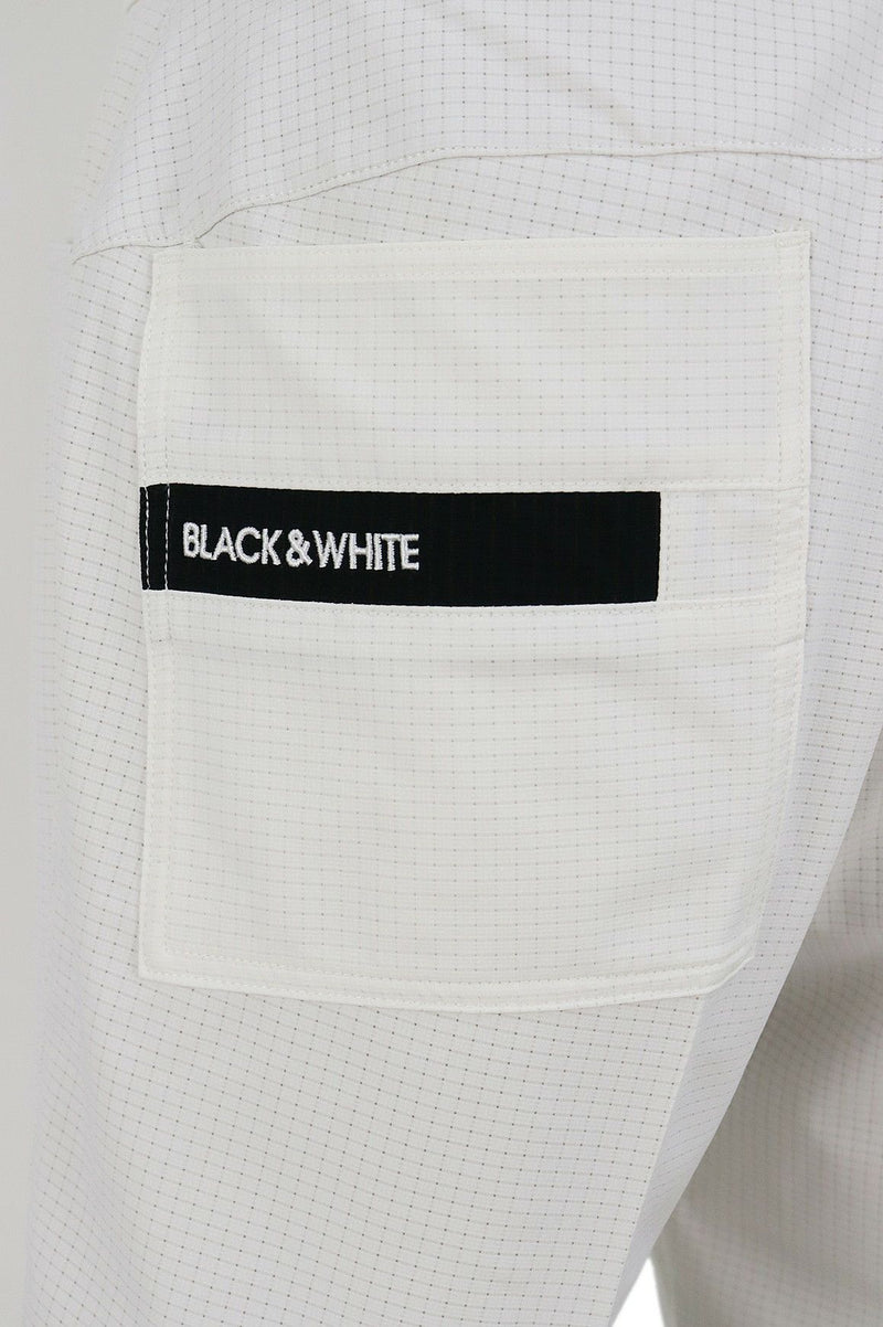 パンツ メンズ ブラック＆ホワイト  ホワイトライン Black＆White WHITE Line 2024 春夏 新作 ゴルフウェア