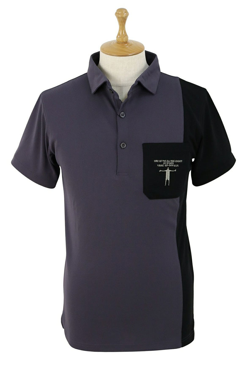 ポロシャツ メンズ ティーマック T-MAC 2024 春夏 新作 ゴルフウェア