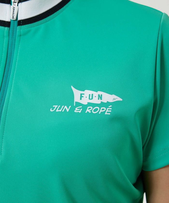 ポロシャツ レディース ジュン＆ロペ JUN＆ROPE 2024 春夏 新作 ゴルフウェア