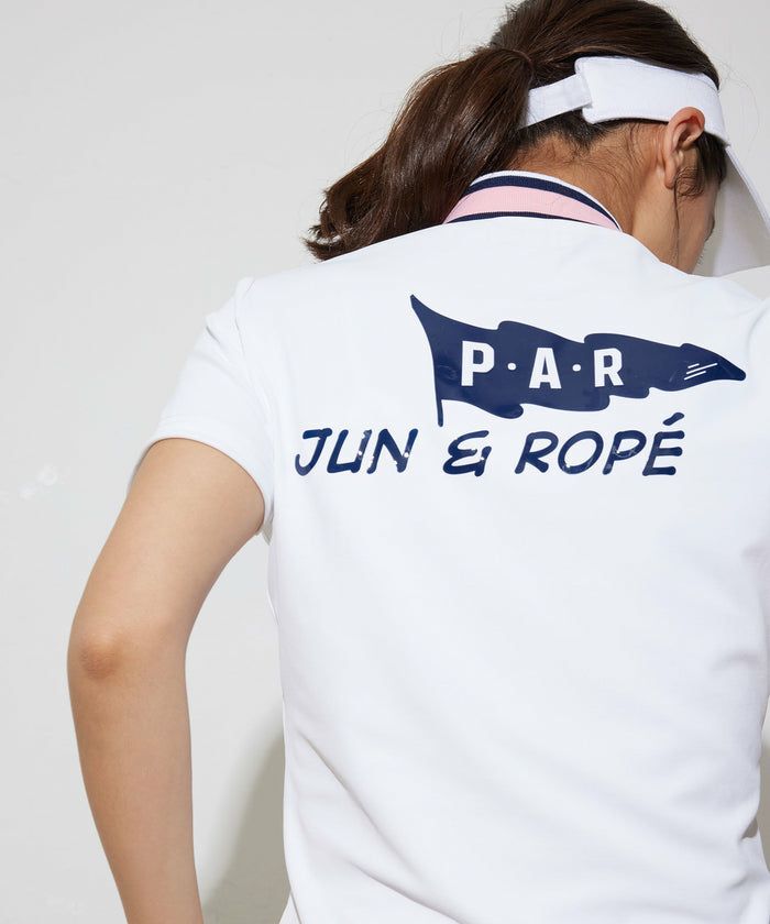 ポロシャツ レディース ジュン＆ロペ JUN＆ROPE 2024 春夏 新作 ゴルフウェア