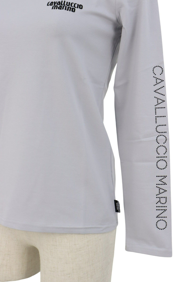 高脖子襯衫女士Cava Vulcio Marino Cavalluccio Marino 2024春季 /夏季新高爾夫服裝