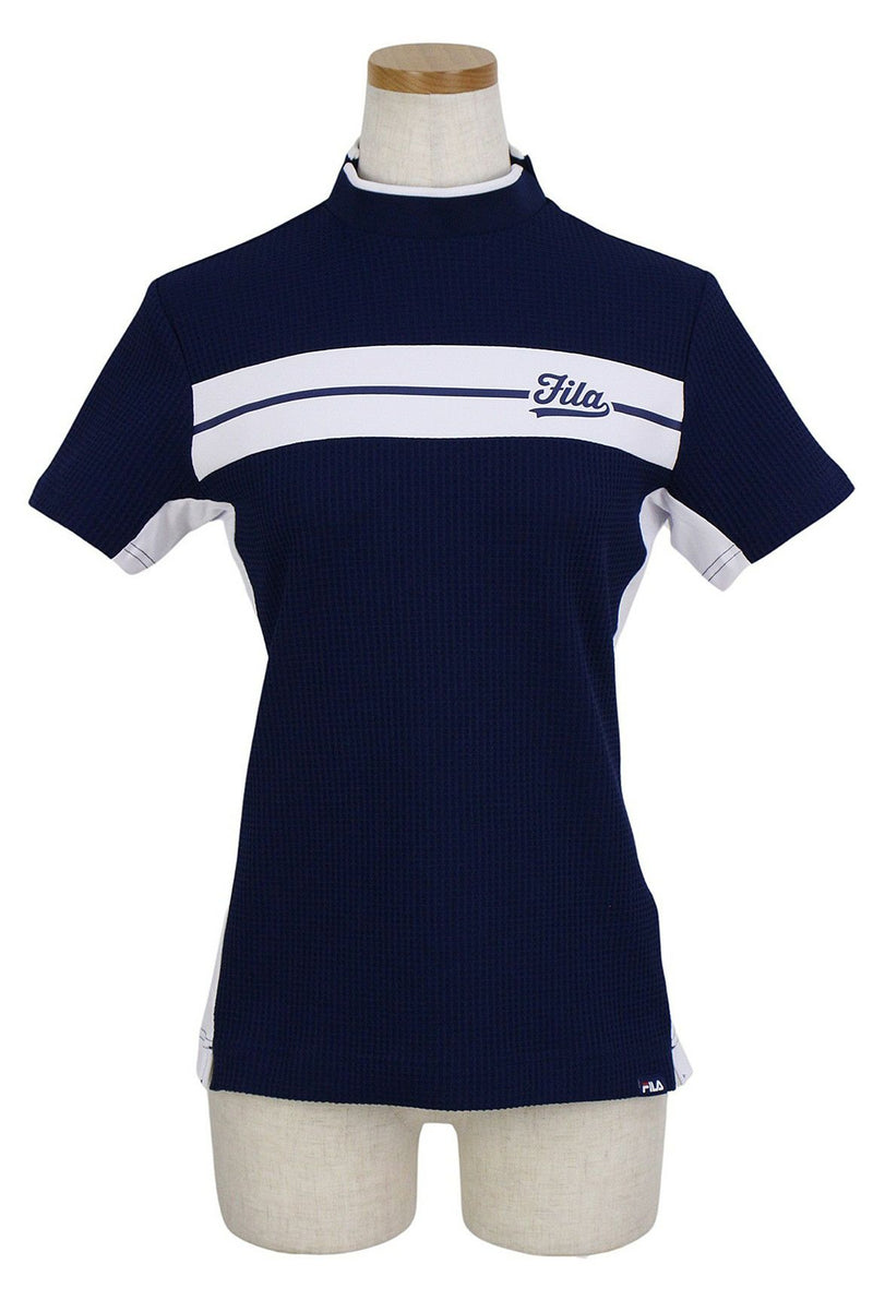 하이 넥 셔츠 숙녀 Filafilagolf Fila Golf 2024 봄 / 여름 새 골프 착용