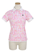 Poro Shirt Ladies Filafiragolf FILA GOLF 2024 Spring / Summer New Golf Wear