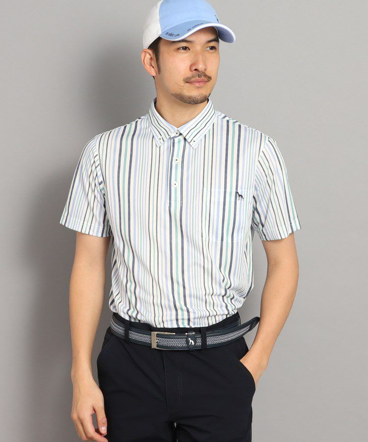 짧은 -Sleeved Polo 셔츠 남자 Adabat Adabat 2024 Spring / Summer New Golf Wear