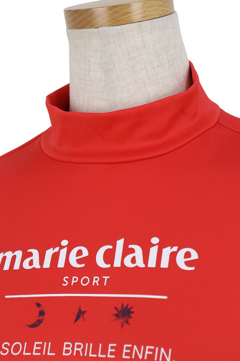 高脖子衬衫Mariclail Mari Claire Sport高尔夫服装